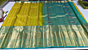 Yellow Soft Silk Saree with Green Border