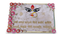 Handmade Resin art Divine Maa Durga MDF Wall Frame Floral Border with Sanskrit Shloka