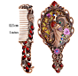 Handcrafted Comb and Mirror Set