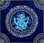Handcrafted Aipan Art Ganesh Painting AGPB
