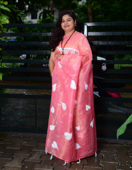 Hand painted saree for women