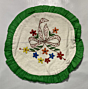 HAND EMBOIDED ROUND TABLE RUNNER