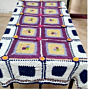 Handmade Crochet Dinning Table Cover | Multicolour