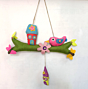 handmade decorative wall hanging words toys 