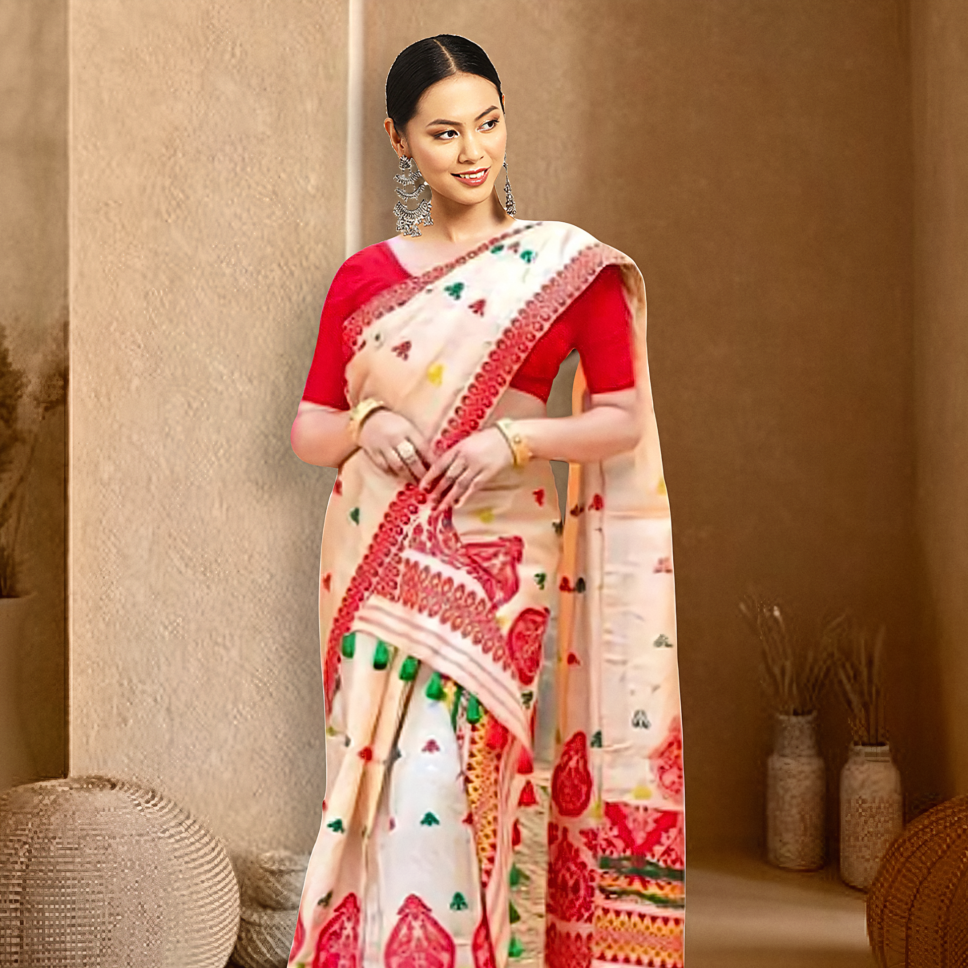 assamese mekhela sador