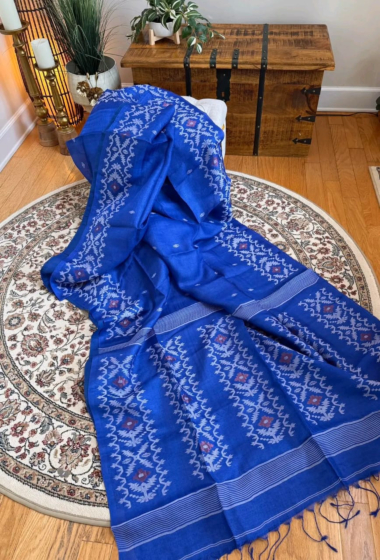 Pure tussar saree with blouse piece 