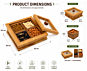 Handcrafted Bamboo Dry Fruit Box