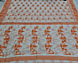 Bengal Soft Cotton Saree-Orange