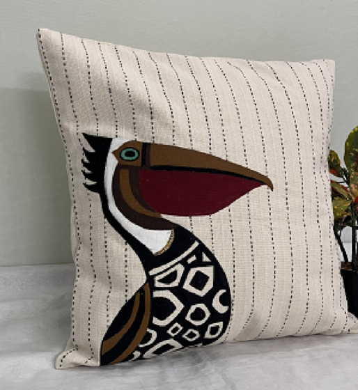 Hand Block Print Cushion Covers | 16x16 Inches | Set of 2