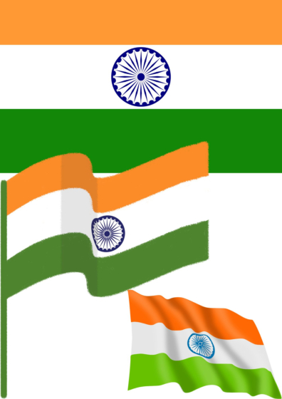 Pure Handloom Indian Flag