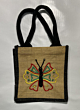 HAND EMBROIDERED BUTTERFLY PRINT BAG FOR WOMEN