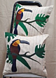 Hand Painted Cushion Covers | 16x16 Inches | Set of 2