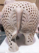 Diamond Cut Jaali Elephant 5 Inch
