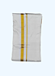 Cream Dhothi with Golden Zari border | 42 Kulikai