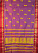 Bengal Magenta Garad Silk Saree