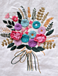 Wall hanger hand embroidery