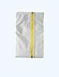Plain Dhothi with Golden Zari Diamond Border | Cream