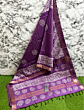 Aarvi Grace – Kota Staple Mangalagiri Saree with Discharge Print & Matching Blouse | Lightweight Handloom Elegance