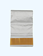 White Silk Dhoti with Golden Zari Border | 64 Kulikai
