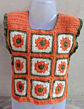 Crochet Baby Top | Orange