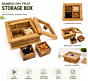 Handcrafted Bamboo Dry Fruit Box