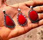 Red Margaz Pendent 
