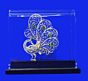 Silver Filigree Peacock  92.5