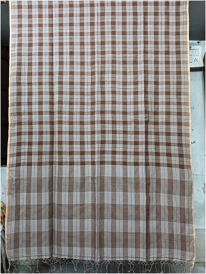 100s COTTON ALL BODY CHECK SAREE