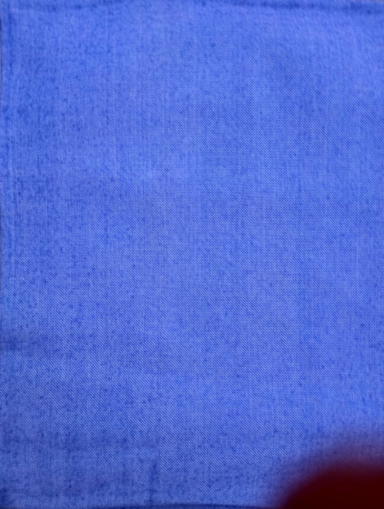 spun cotton  blue  bedsheet