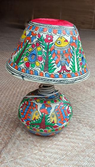 Paper Mache - Shade Lamp
