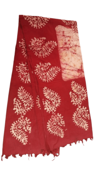 Pure Cotton Hand Batik Dupatta Stole