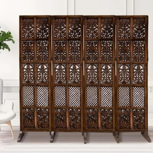 wooden screen partition 
