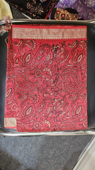 Block Printed Maheshwari Suit Piece