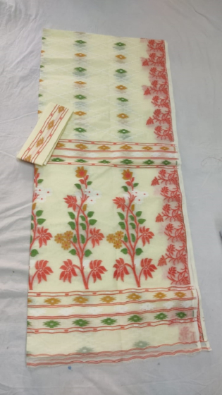 Cotton saree with Blouse Piece