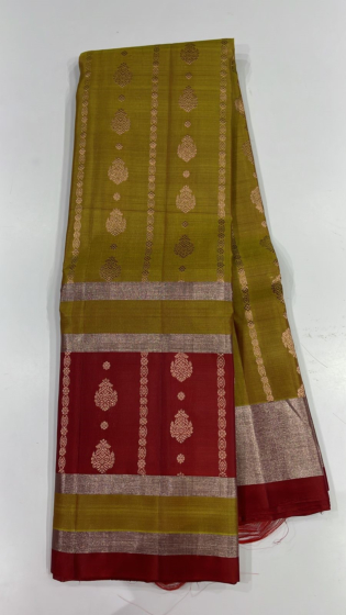Kanchi Border Uppada Silk Saree