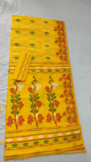 Cotton saree with Blouse Piece