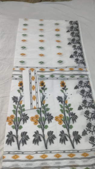 Cotton saree with Blouse Piece