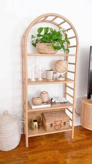Bamboo Book Rack | 60 x 18 x 30 inch