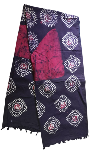 Pure Cotton Hand Batik Dupatta Stole