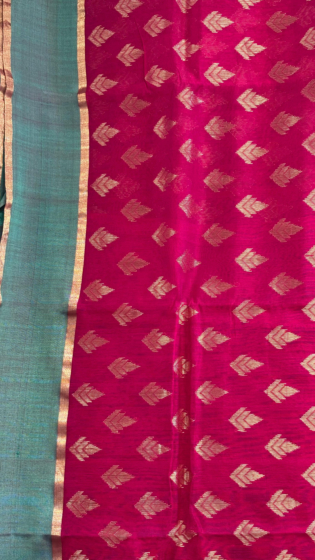 Pure Chanderi Silk Saree for Women