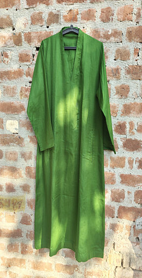 Handcrafted Tunic I Emerald Green Kurti
