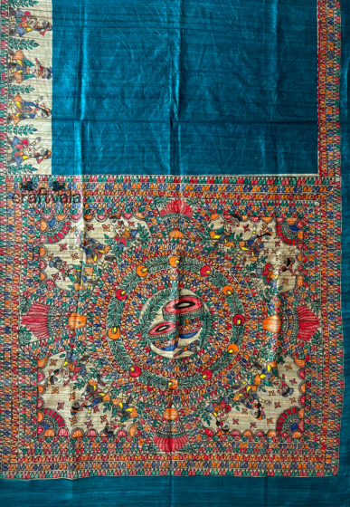 Craftvala Madhubani Painting Saree