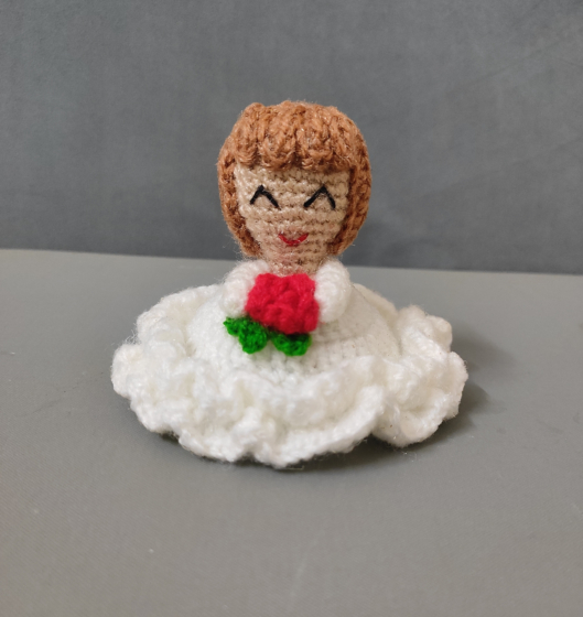 Crochet Doll Gift Set -  Buy one Doll  - Get one Watermelon Keychain Free   