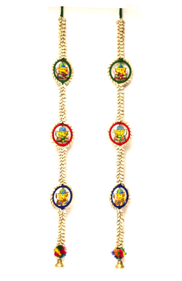 Door And window hanging Made with Lord Ganesh and kodi