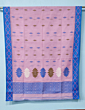 Premium Cotton Bengal Tangail Saree-Pink