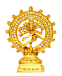BRASS NATRAJ 8 INCH 