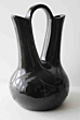V Shaped Ceramic Vase | Black