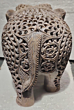 Indian Handicraft Diamond Cut Elephant Sculpture (5 Inch)