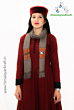 Sheep Wool Kullu Handloom Design Muffler Scarf For Women and Girls-Dark Grey
