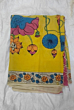  Handmade Banglu Silk Pen Kalamkari Saree 